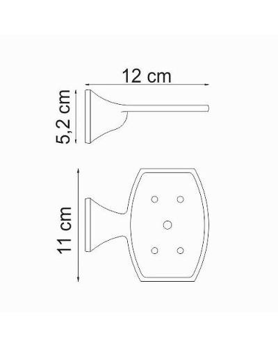 Мыльница WasserKRAFT Wern K-2569 Хром