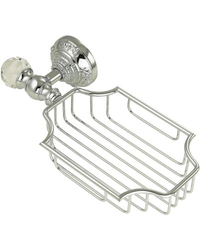 Полка корзина Migliore Cristalia 16813 Хром с кристаллом Swarovski