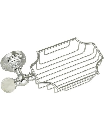 Полка корзина Migliore Cristalia 16813 Хром с кристаллом Swarovski