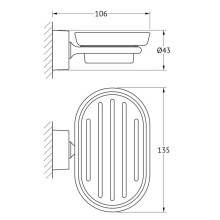 Мыльница FBS Nostalgy NOS 010