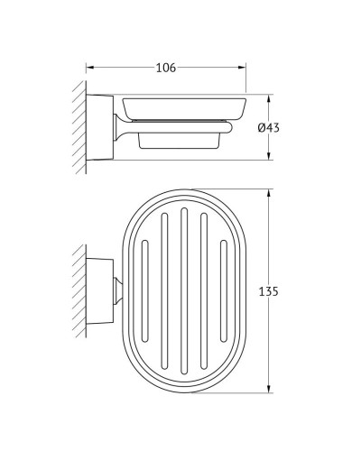 Мыльница FBS Nostalgy NOS 010
