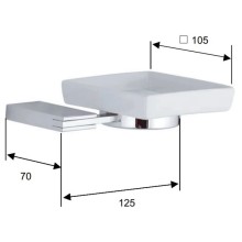 Мыльница Remer Flat FT10CR