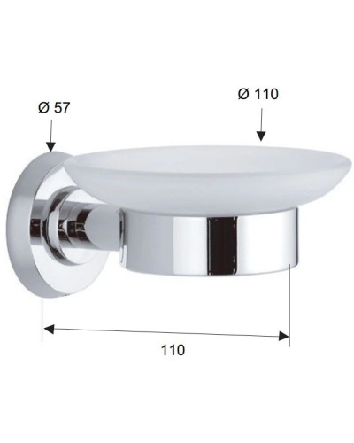 Мыльница Remer Arte AR10CR