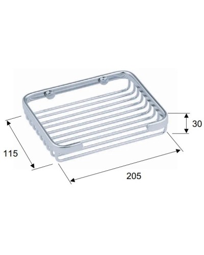 Мыльница Remer Bagno RB212CR