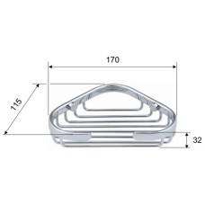 Мыльница Remer Bagno RB271CR