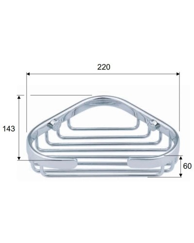 Мыльница Remer Bagno RB272CR