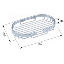 Мыльница Remer Bagno RB281CR