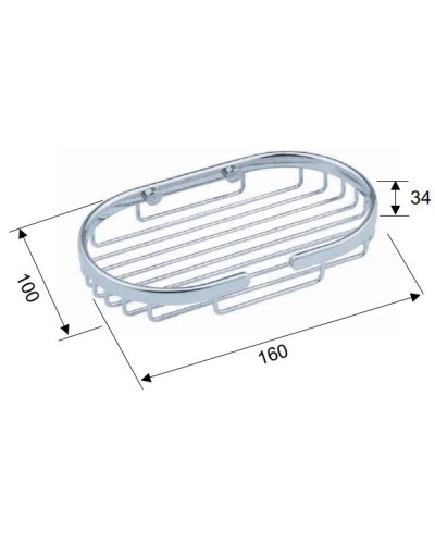 Мыльница Remer Bagno RB281CR