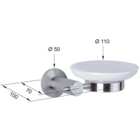 Мыльница Remer Minimal Inox MI10INOXCR