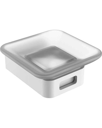 Мыльница Boheme Q 10943-MW Белая  матовая