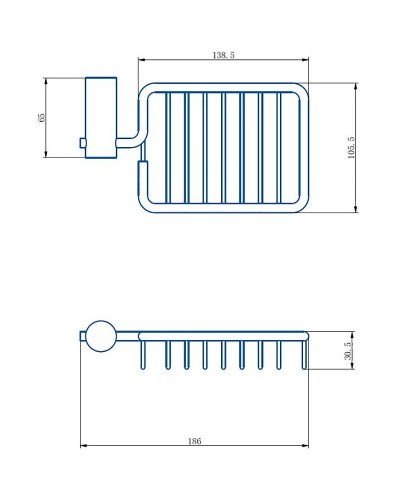 Мыльница Haiba HB8402-1 Нержавеющая сталь
