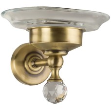 Мыльница Migliore Amerida 16556 Бронза с кристаллом Swarovski