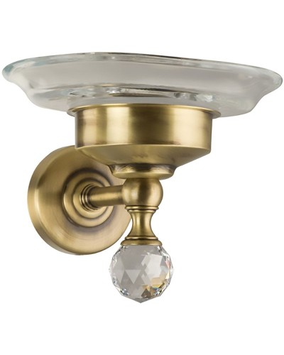 Мыльница Migliore Amerida 16556 Бронза с кристаллом Swarovski