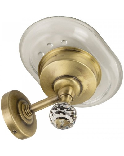 Мыльница Migliore Amerida 16556 Бронза с кристаллом Swarovski