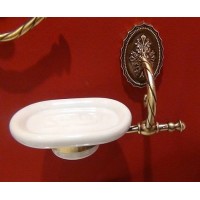 Мыльница Migliore Edera 16895 Бронза