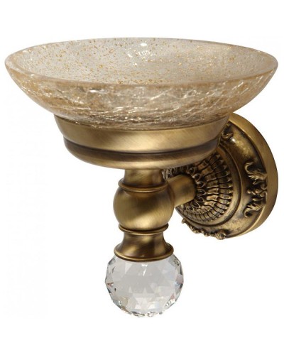 Мыльница Migliore Cristalia 16758 Бронза с кристаллом Swarovski