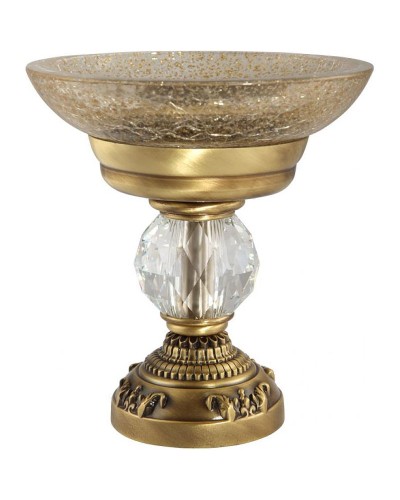 Мыльница Migliore Cristalia 16759 Бронза с кристаллом Swarovski
