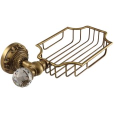 Полка корзина Migliore Cristalia 16781 Бронза с кристаллом Swarovski