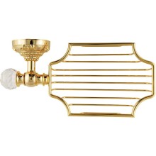 Полка корзина Migliore Cristalia 16845 Золото с кристаллом Swarovski