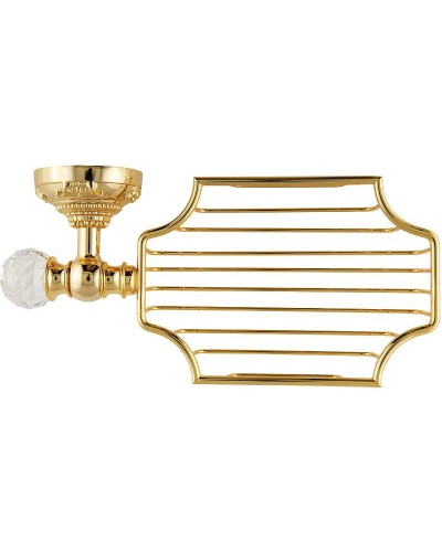 Полка корзина Migliore Cristalia 16845 Золото с кристаллом Swarovski