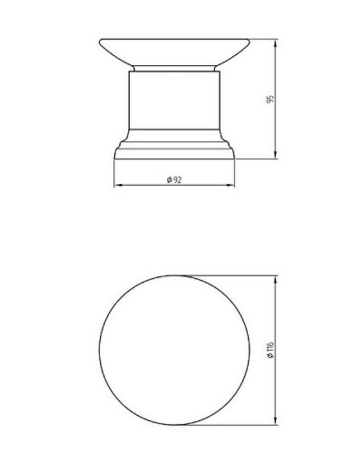 Мыльница Migliore Mirella 17309 Золото