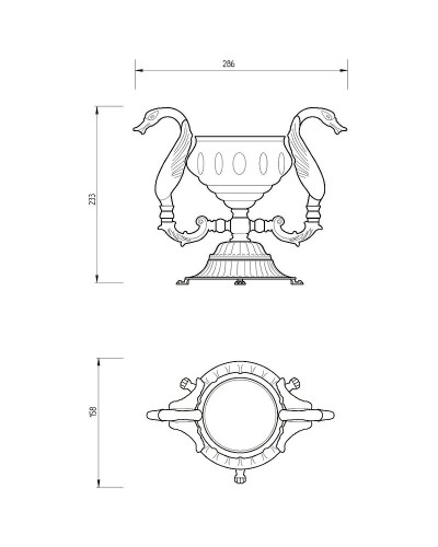 Мыльница Migliore Luxor 26219 Золото