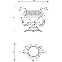 Мыльница Migliore Luxor 26218 Золото