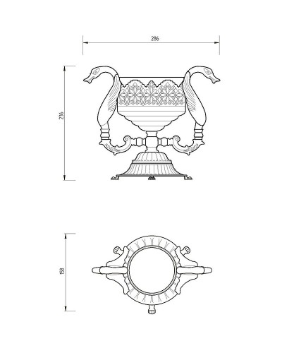 Мыльница Migliore Luxor 26218 Золото