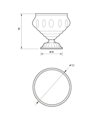 Мыльница Migliore Luxor 26212 Золото