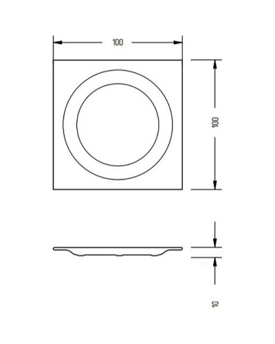Мыльница Migliore Kvant 29784 Золото