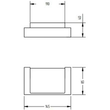 Мыльница Migliore Kvant 30233 Золото