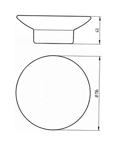 Мыльница Migliore Fortuna 27670 Белая