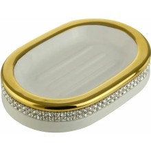 Мыльница Migliore Dubai 28482 Белая Золото