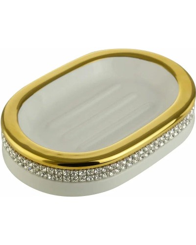 Мыльница Migliore Dubai 28482 Белая Золото