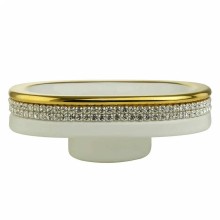 Мыльница Migliore Dubai 28482 Белая Золото