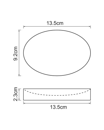 Мыльница WasserKRAFT Neime K-1929 Черная Белая