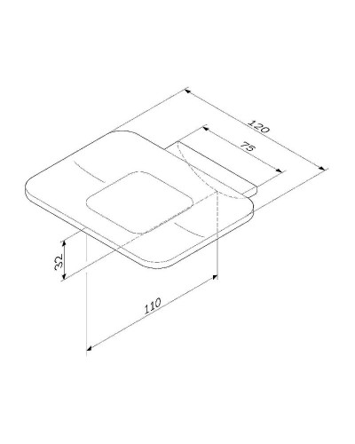 Мыльница AM.PM Inspire V2.0 A50A34222 Черная матовая
