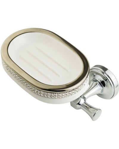 Мыльница Migliore Dubai 31248 Белый Хром