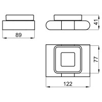 Мыльница Noken Forma N643000007