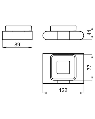 Мыльница Noken Forma N643000007
