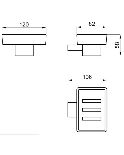 Мыльница Noken Urban-C N603470009