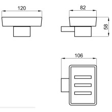 Мыльница Noken Urban-C N603470041