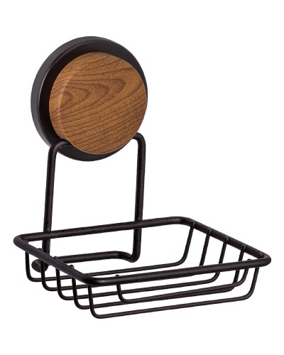 Мыльница Fixsen Magic Wood FX-46009 Черная матовая