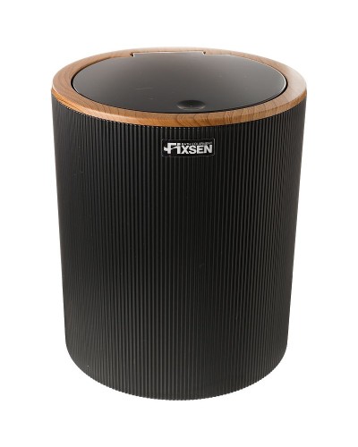 Ведро для мусора Fixsen Black Boom FX-411-6 Черное