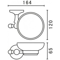 Мыльница Art&Max Antic Crystal AM-E-2699ASJ-Cr