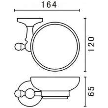 Мыльница Art&Max Antic Crystal AM-E-2699ASJ-Cr