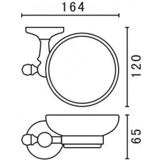 Мыльница Art&Max Antic Crystal AM-E-2699ASJ-Cr