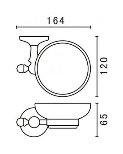 Мыльница Art&Max Antic Crystal AM-E-2699ASJ-Cr