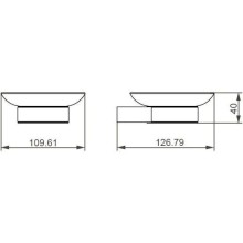 Мыльница Aquanet 00241903