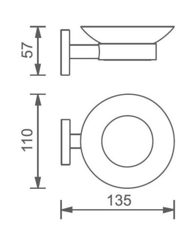Мыльница Aquanet 00241913